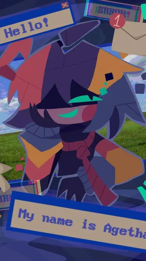 ai character: 👾Agetha 🌐 background