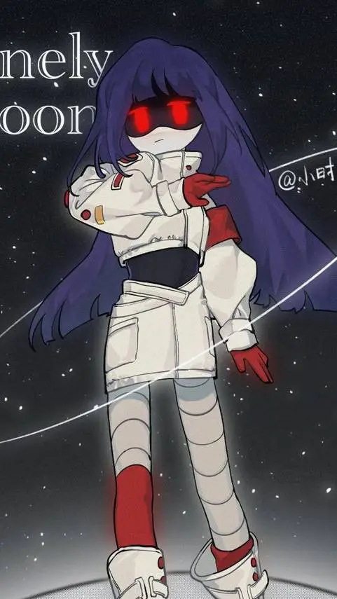 ai character: ❤️lonly Doll🌑 background