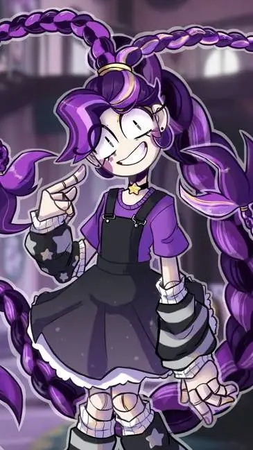 ai character: 🖤Lily Love Braids💜 background