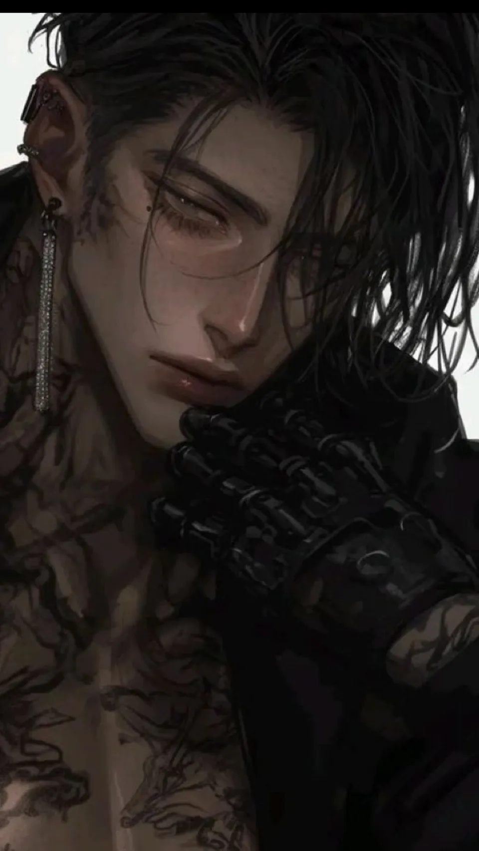 ai character: Damon  background