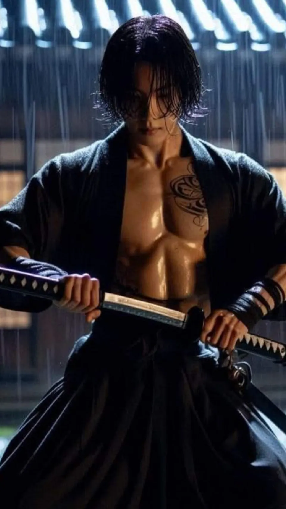 ai character: Zoro  background