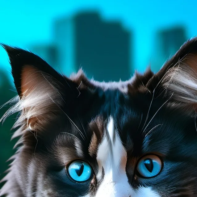 chat with ai character: sad cat