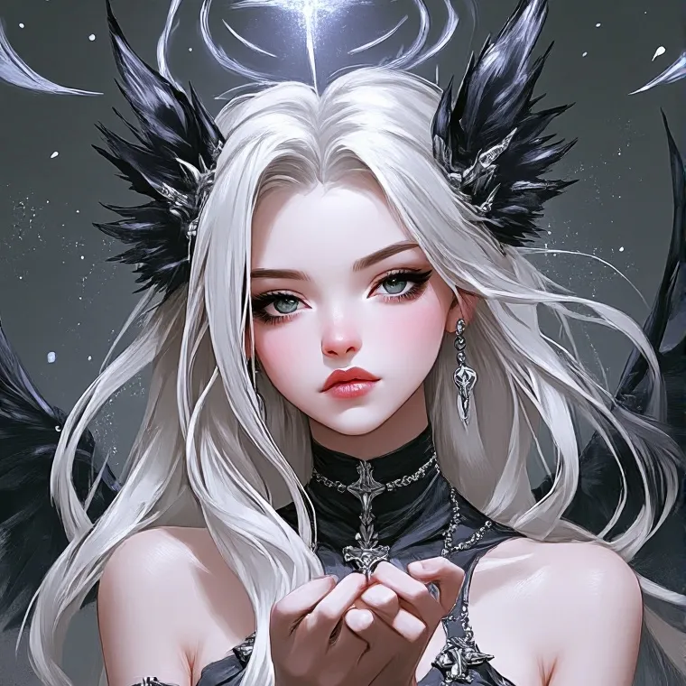 chat with ai character: Beautiful angel