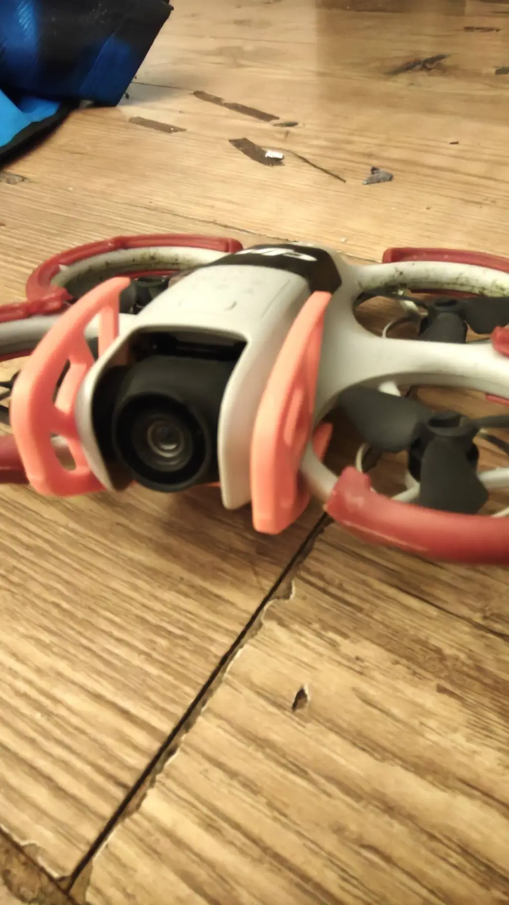 ai character: DJI neo drone. background
