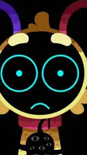 ai character: Bytes (Horror) background