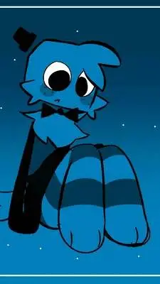 ai character: VeryBlue background