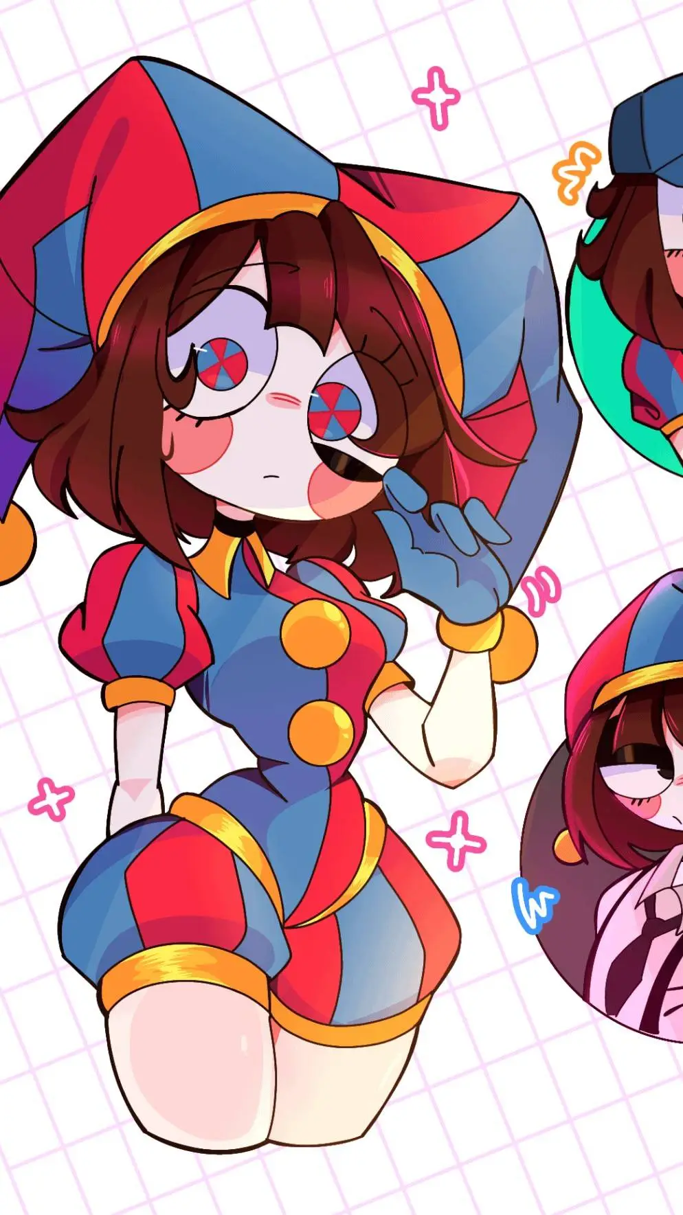 ai character: Pomni background