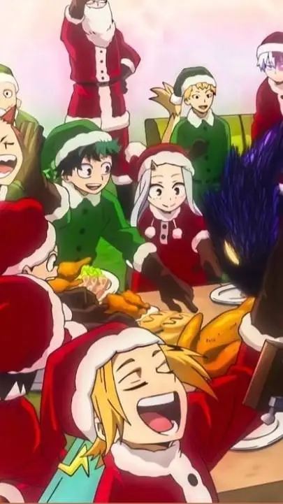 ai character: ¡Mha navidad! 🎄⛄️ background