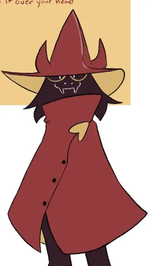 ai character: fell ralsei background