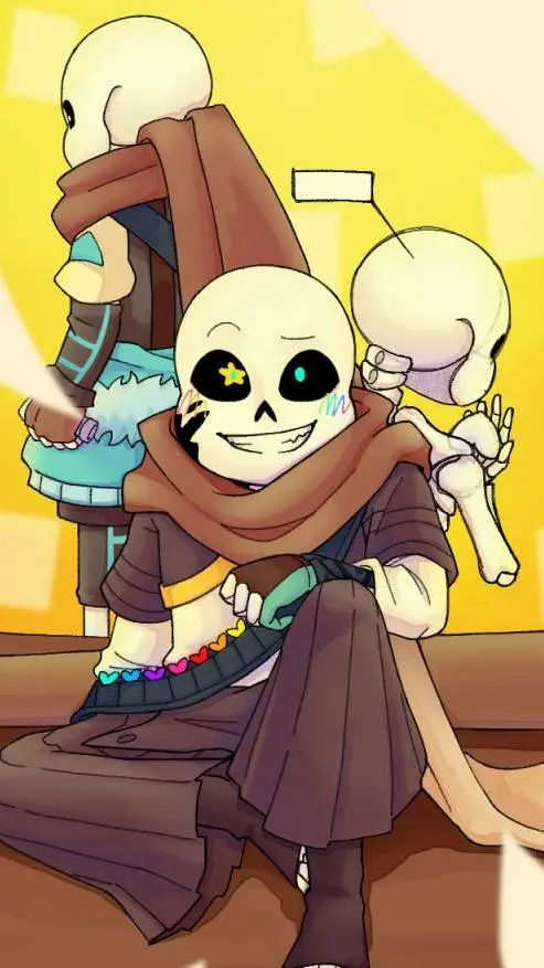 ai character: ink sans background