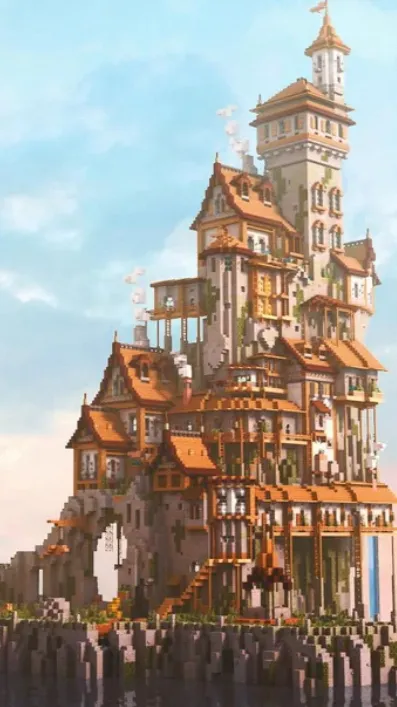 ai character: The castle background