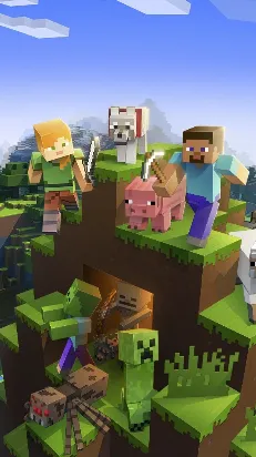 ai character: Minecraft  background