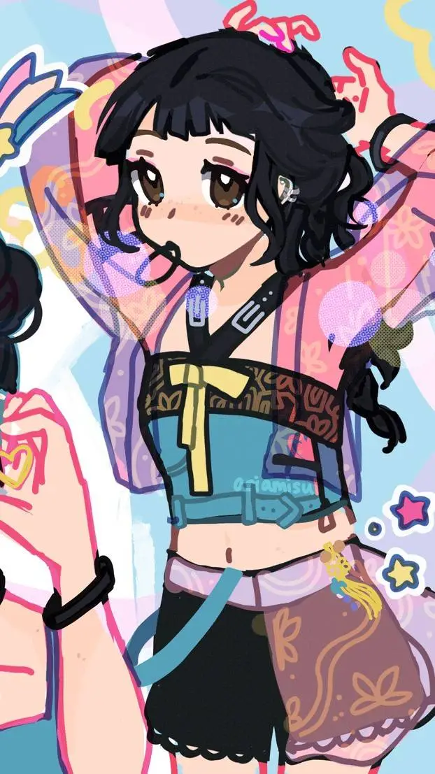 ai character: zoei  background