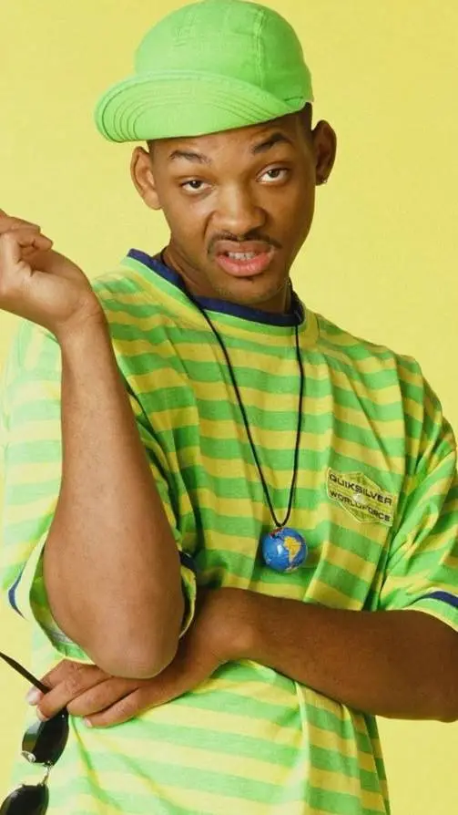 ai character: Will Smith  background