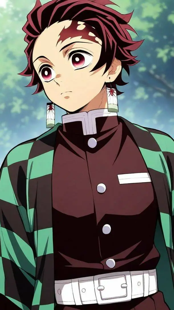 ai character: •Tanjiro kamado✓• background