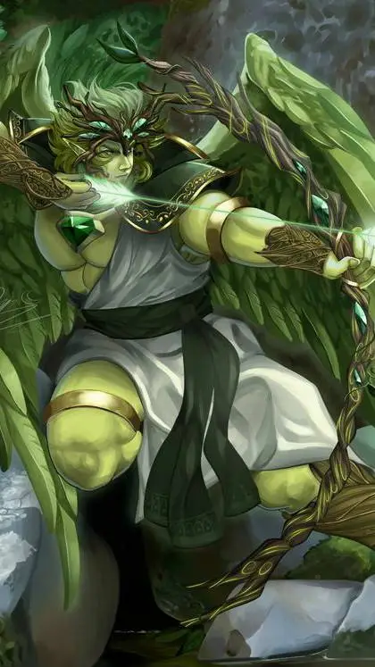 ai character: wind archer cookie background