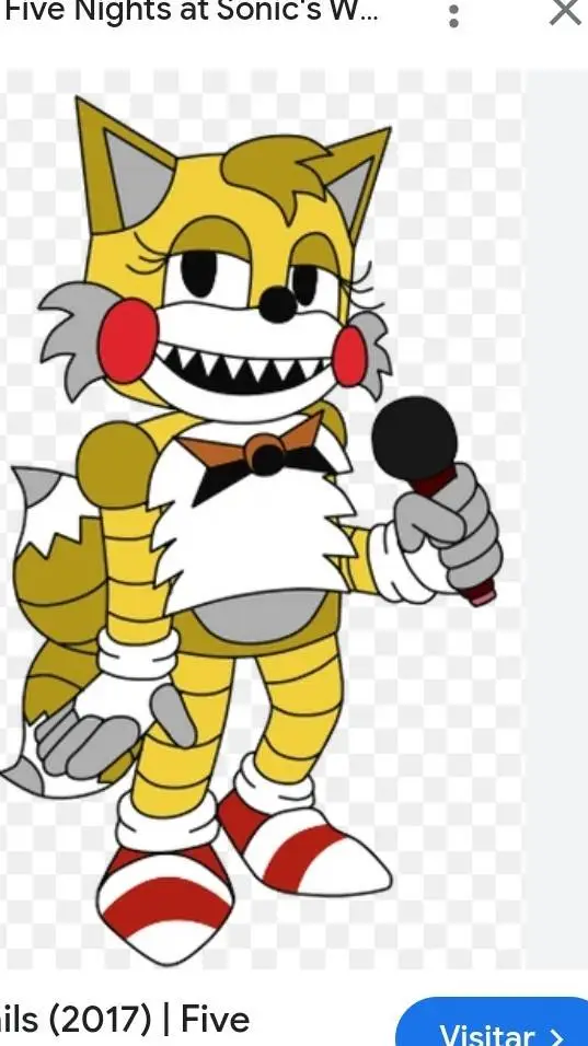 ai character: toy tails  background