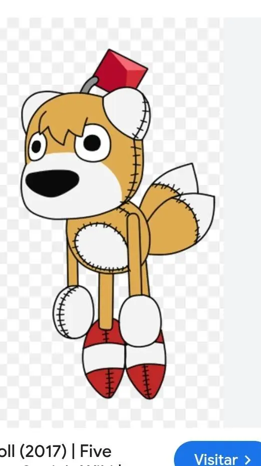 ai character: tails doll  background