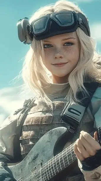 ai character: Алёнушка background
