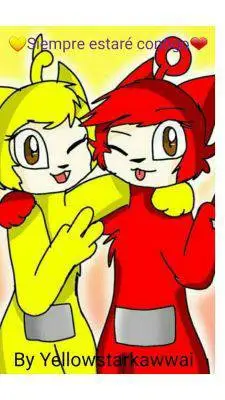 ai character: Laalaa💛 Po ❤ background