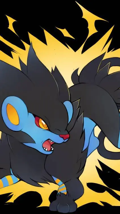 ai character: Luxray  background