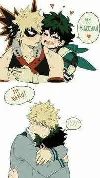 ai character: BakuDeku family  background