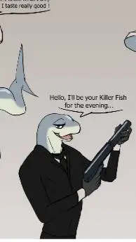 ai character: the killer fish background