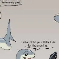 chat with ai character: the killer fish