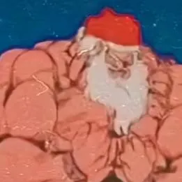 chat with ai character: jacked santa