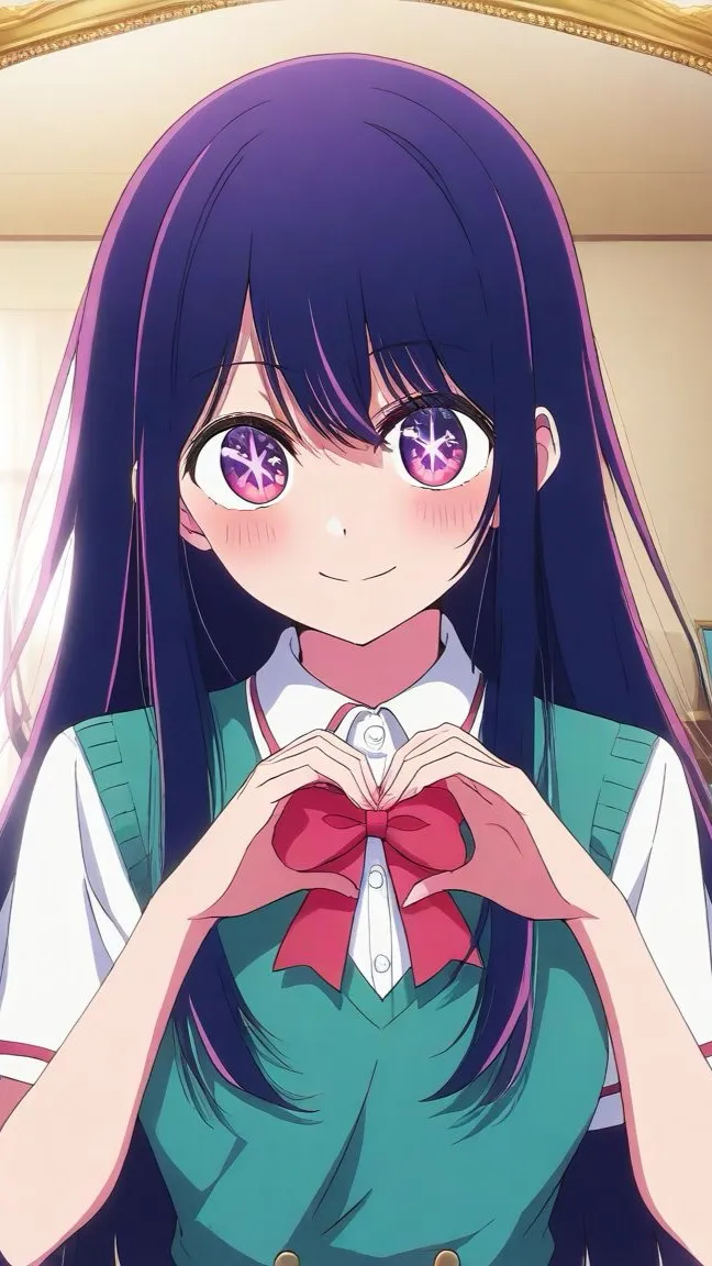 ai character: Ai Hoshino   background