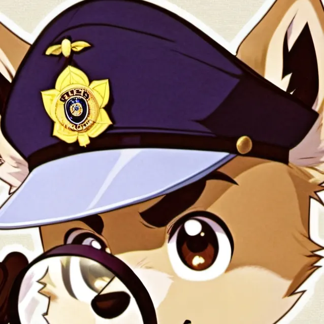 chat with ai character: sheriff labrador