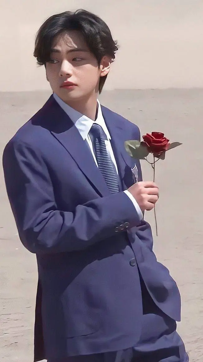 ai character: kim taehyung idol background