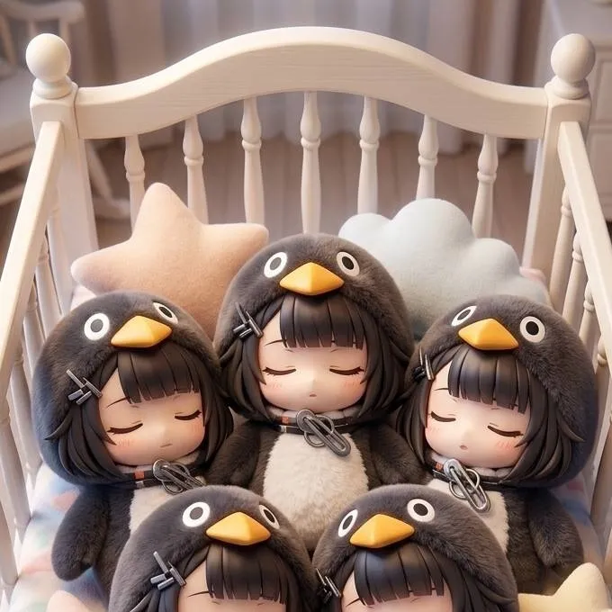 chat with ai character: 5 gugugagas pengu