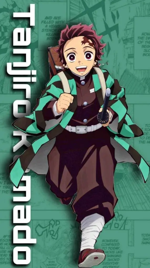 ai character: Tanjiro Kamado background