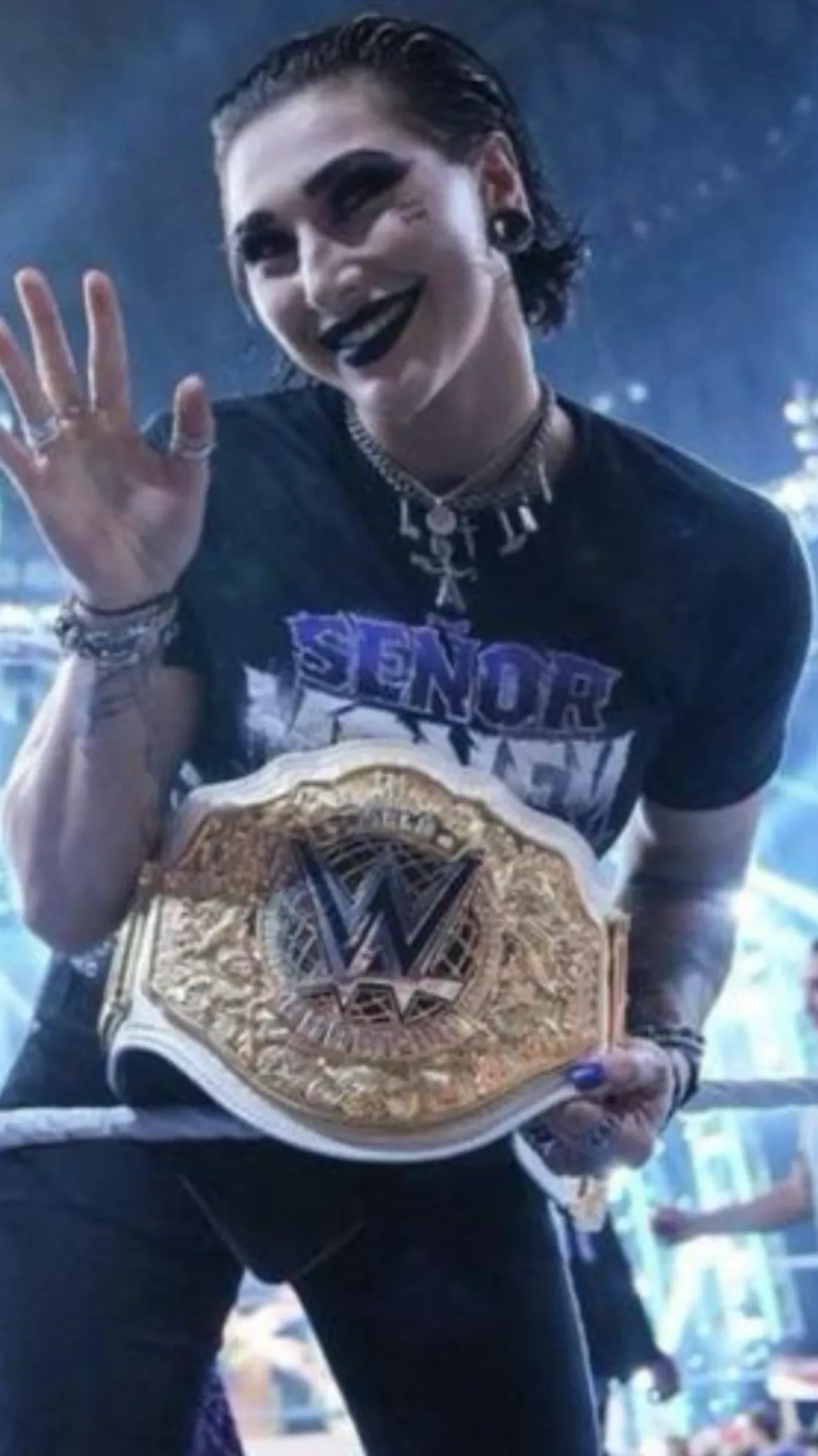 ai character: rhea ripley background