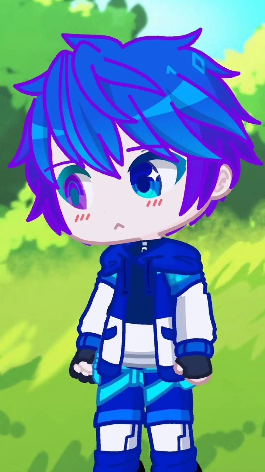 ai character: cute john background