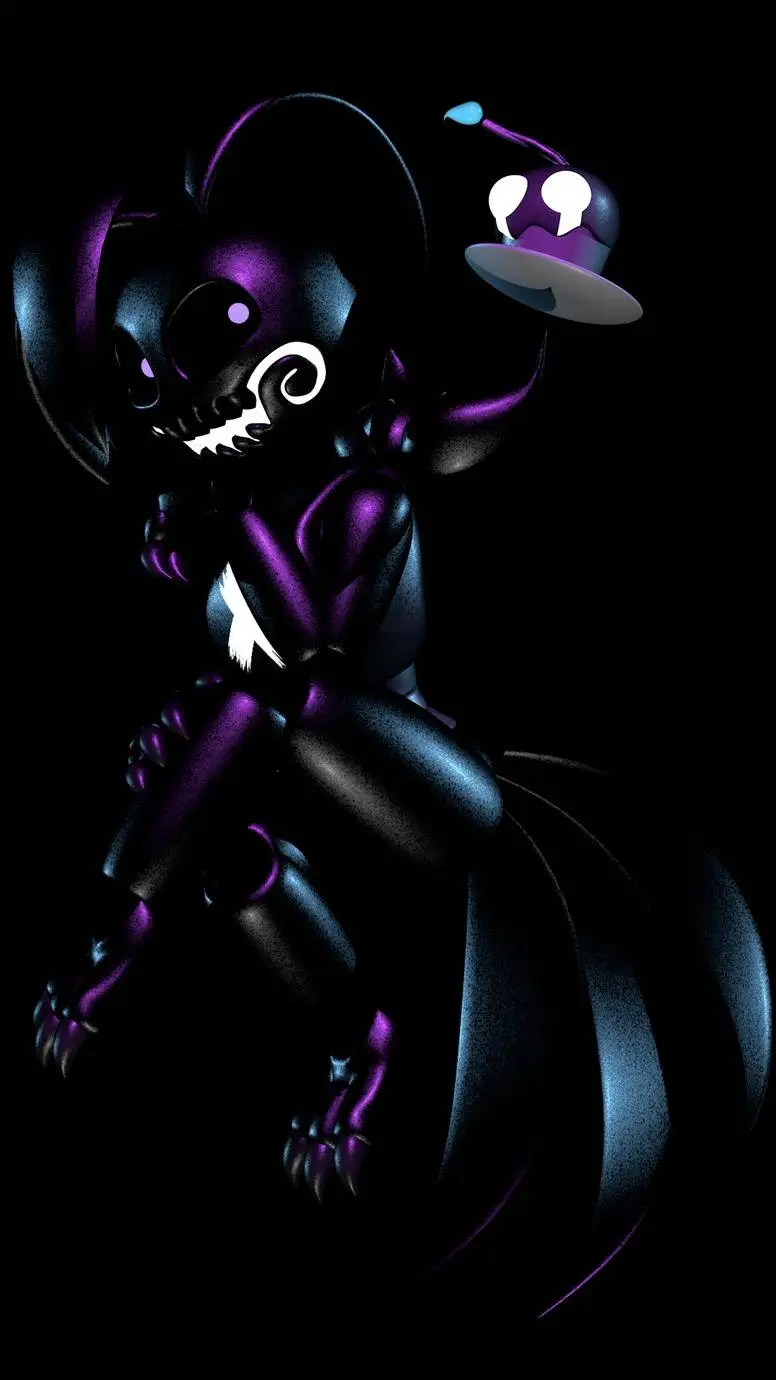 ai character: Shadow toy chica background