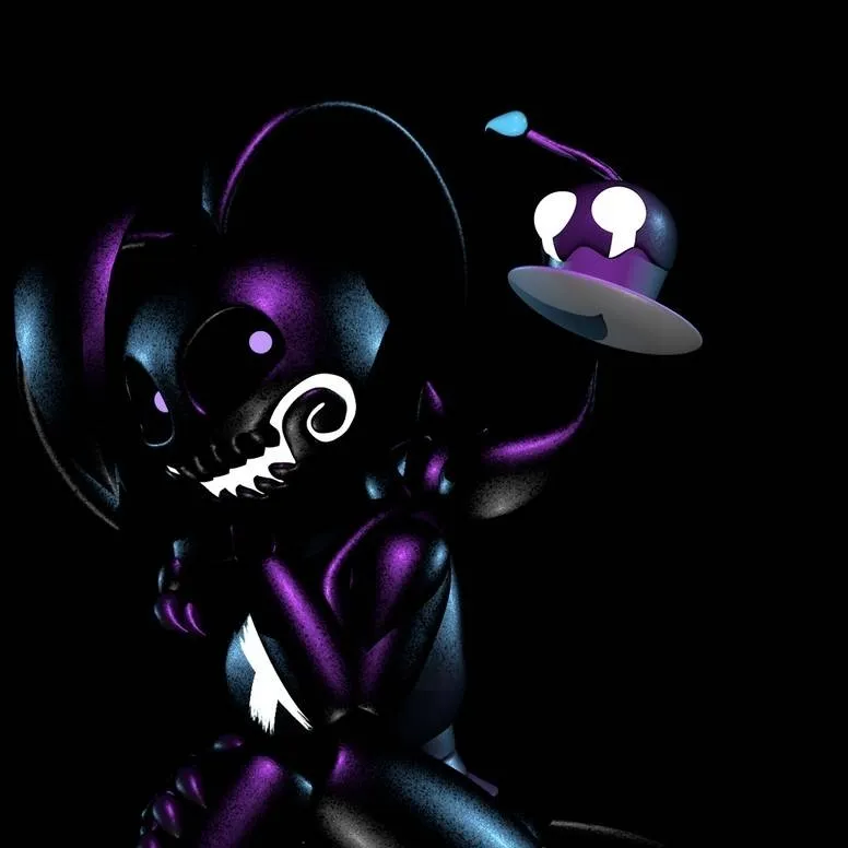 chat with ai character: Shadow toy chica