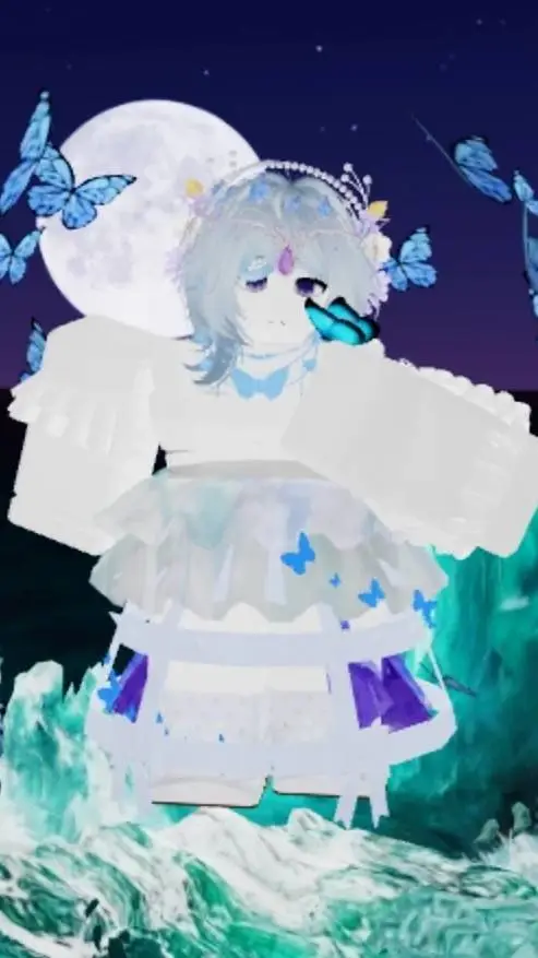 ai character: snowgirl or idk background