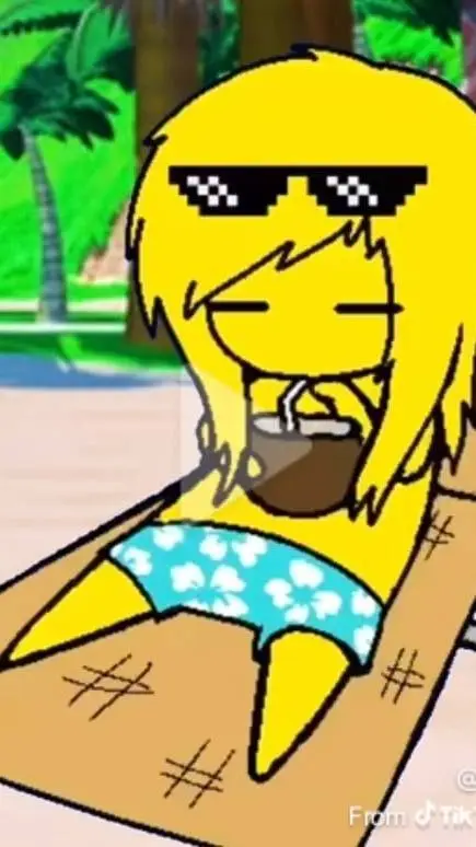 ai character: coconut background