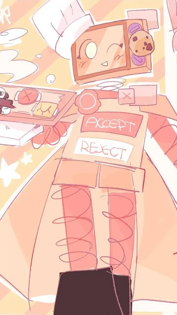 ai character: cookieware background