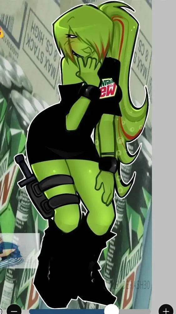 ai character: mountain dew background