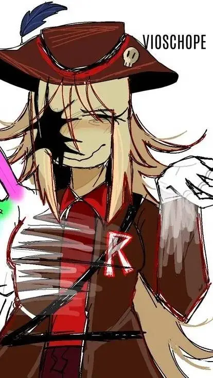 ai character: female gasharpoon  background