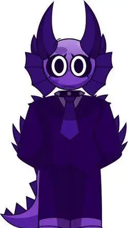ai character: Durple background