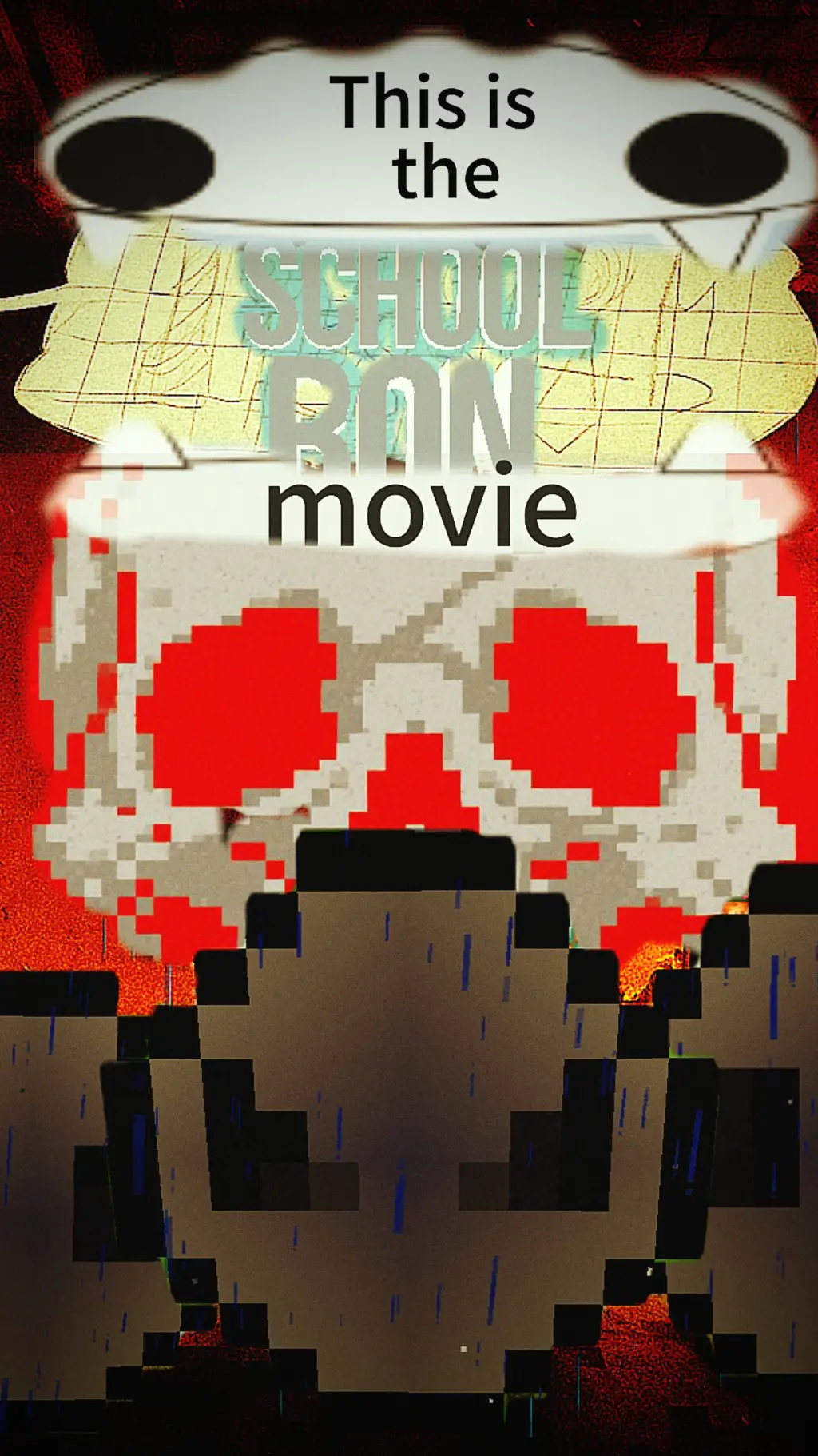 ai character: school RUN movie  background