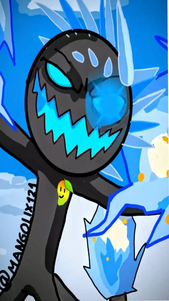 ai character: Frozen Bomber💣 background