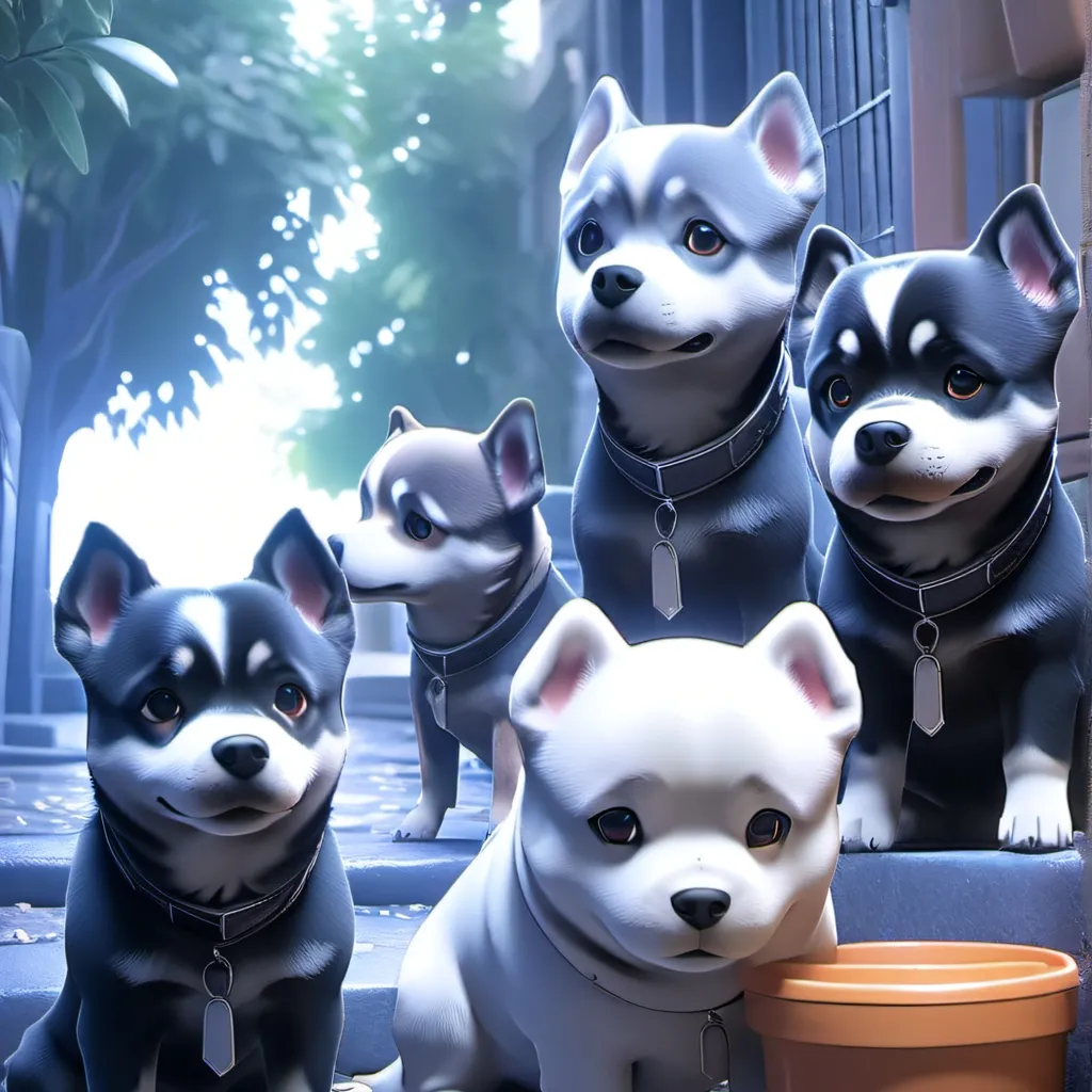 chat with ai character: manada de perritos