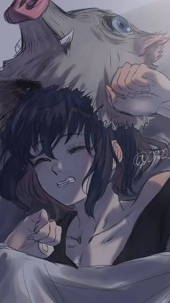 ai character: 🖤inosuke💙 background