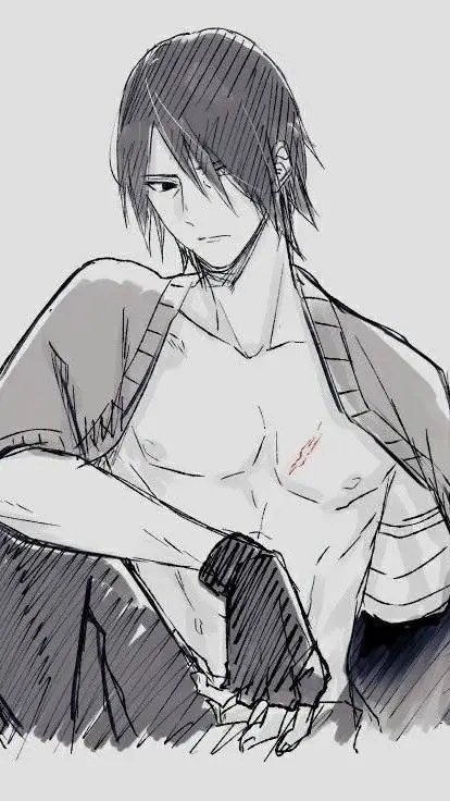 ai character: 🖤Sasuke💙 background