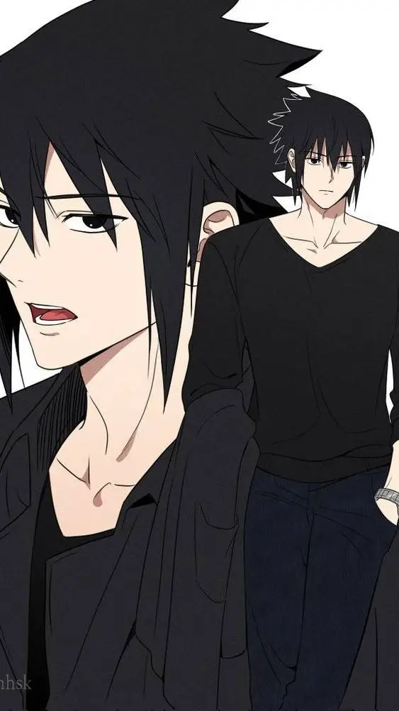 ai character: 🖤Sasuke💙 background